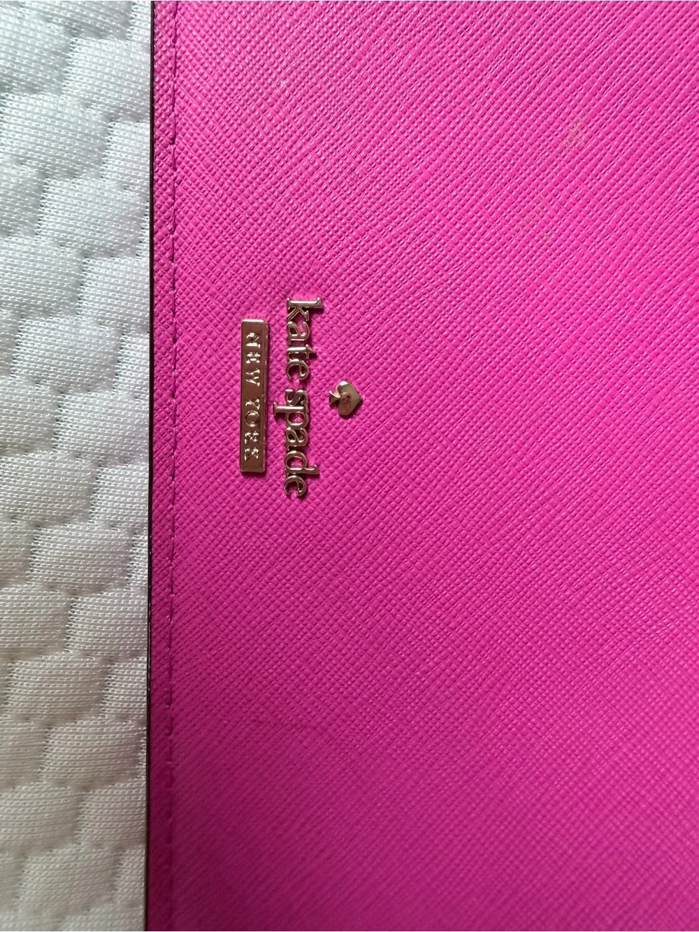 kate spade Hot Pink Leather Wristlet